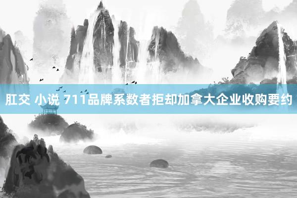 肛交 小说 711品牌系数者拒却加拿大企业收购要约